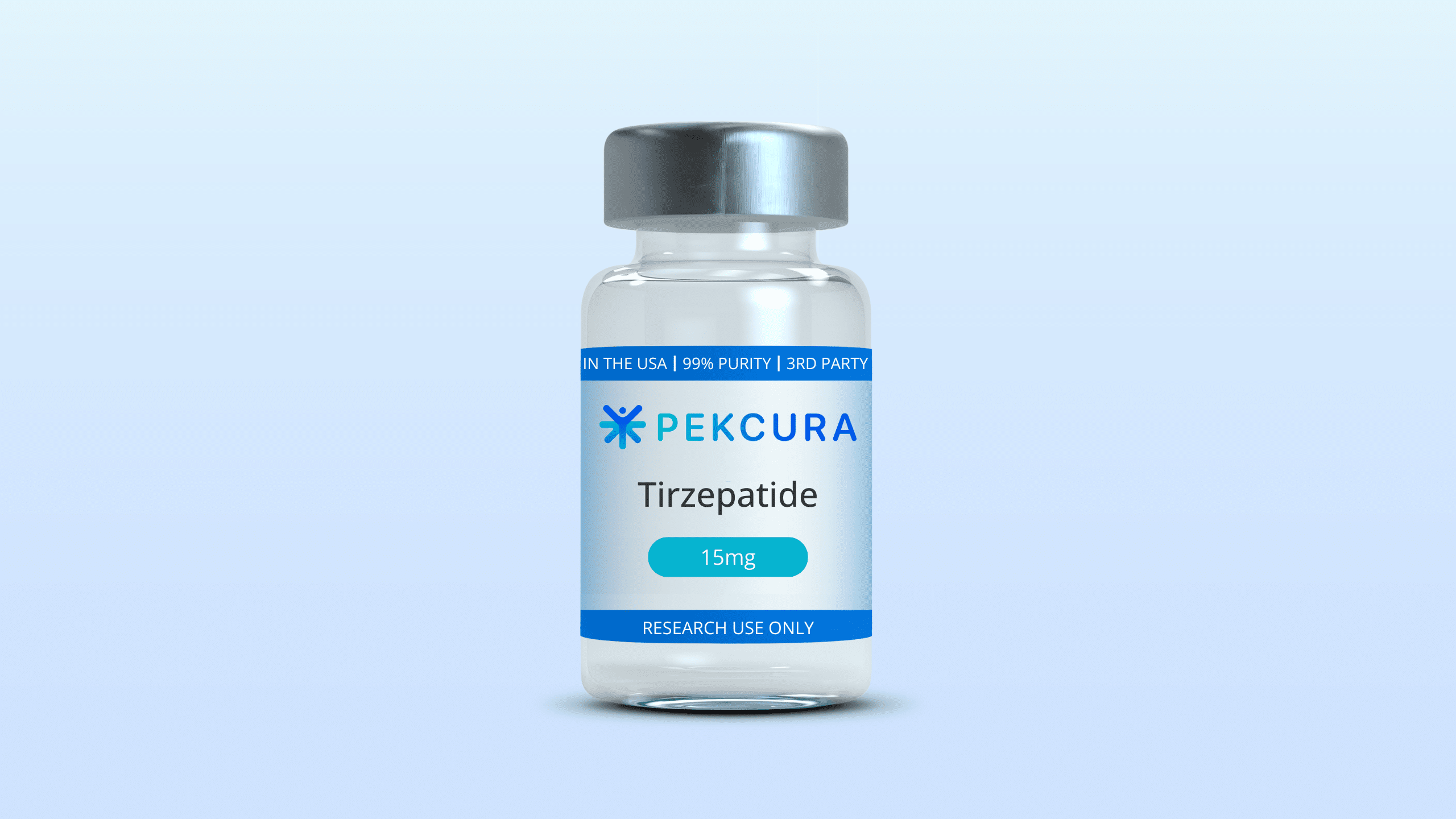 PCL Tirzepatide 15mg 1 - PekCura Labs - Your #1 Source for US Made Research Peptides PCL Tirzepatide 15mg