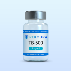 Image of a vial of the research peptide tb 500 5mg