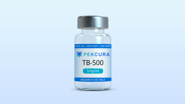 Image of a vial of the research peptide tb 500 5mg