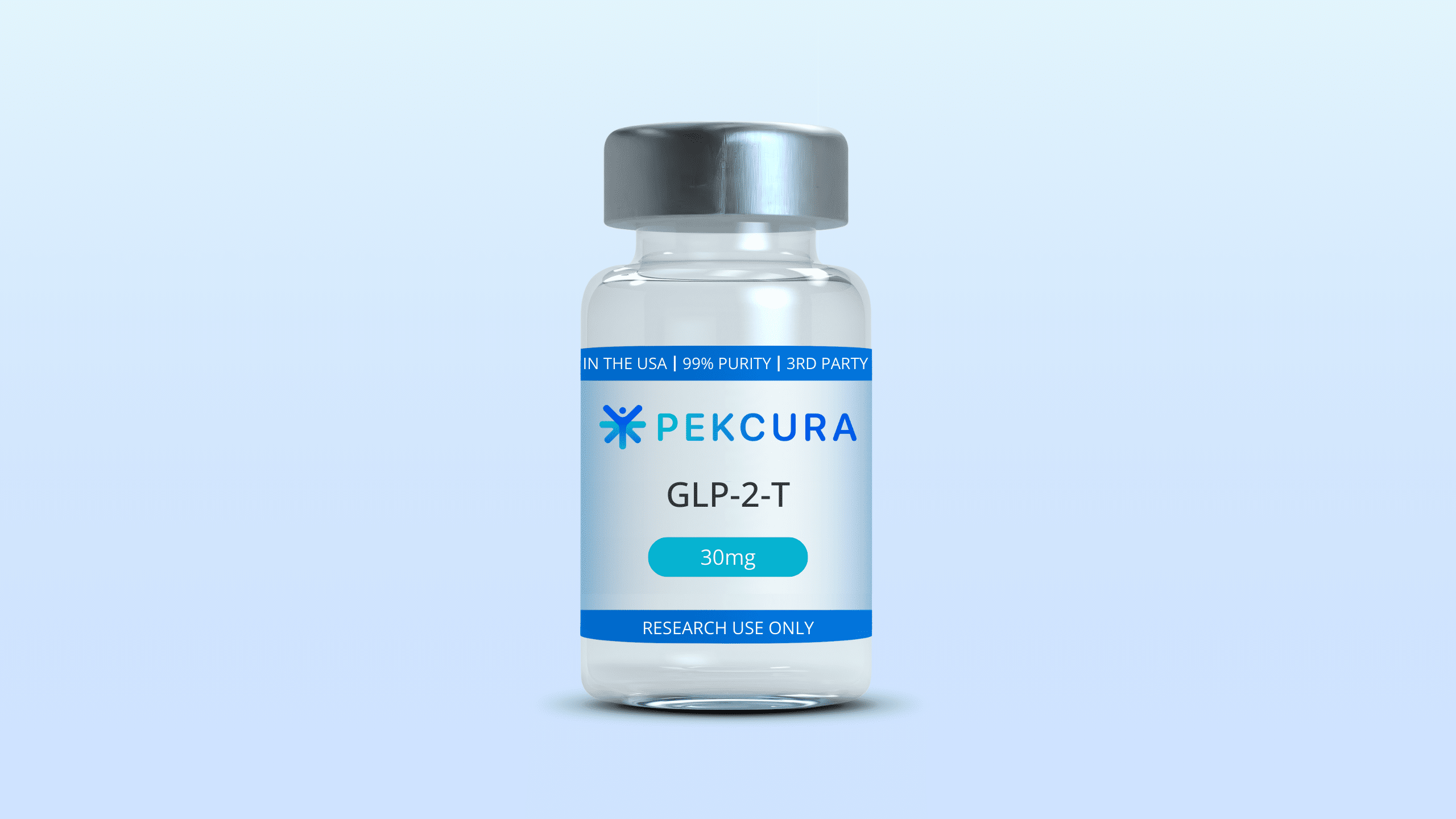 PCL GLP-2-T 30mg 1 - PekCura Labs - Your #1 Source for US Made Research Peptides PCL GLP-2-T 30mg